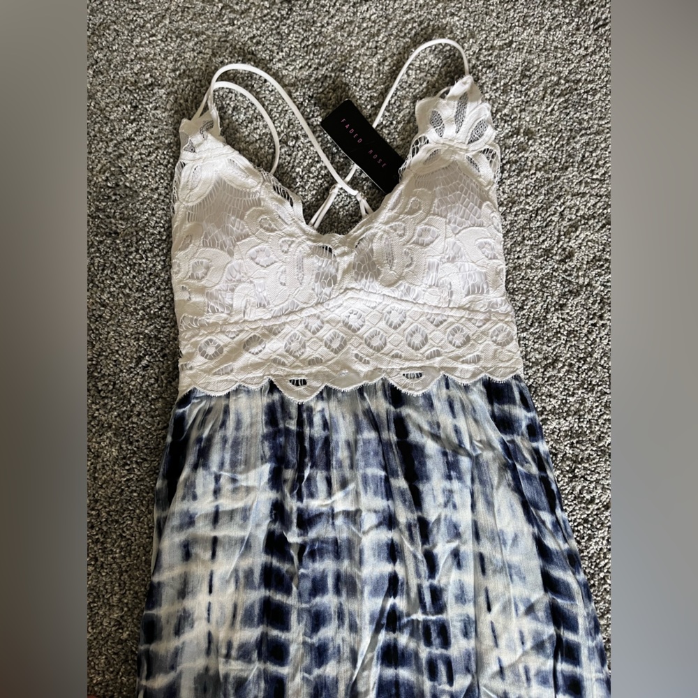 Faded rose Maxi dress. Size small. Brand new with tags